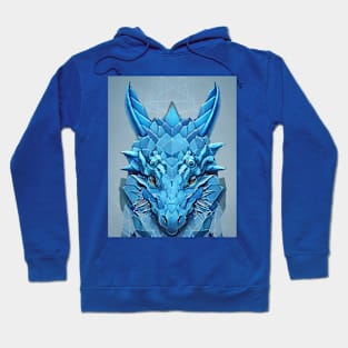 Blue Crystal Dragon Hoodie